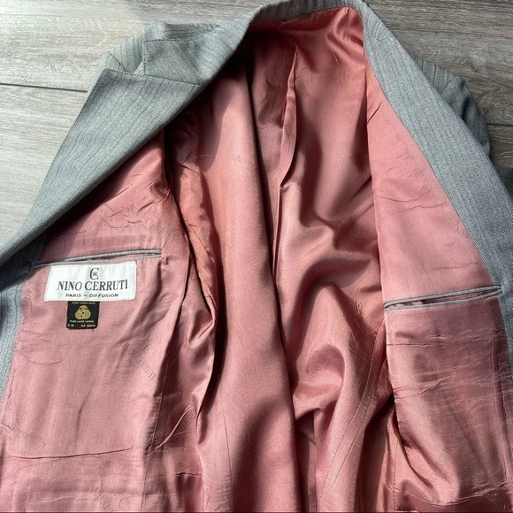 Nino Cerruti Paris Diffusion Pure Virgin Wool Blazer Union Made in USA - Picture 10 of 16